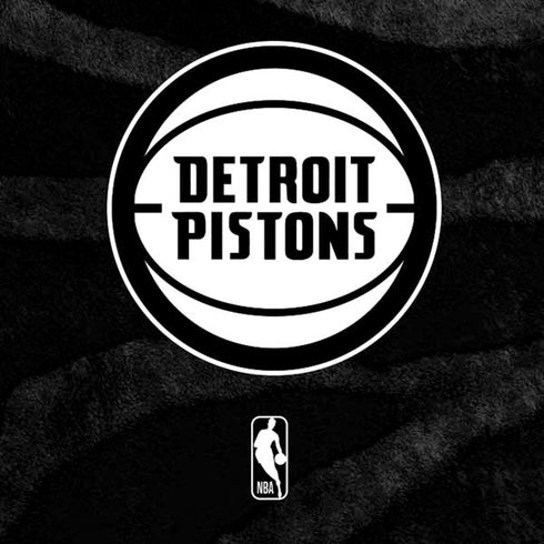 NBA Detroit Pistons Black Animal Print Moto E5 Play Skin